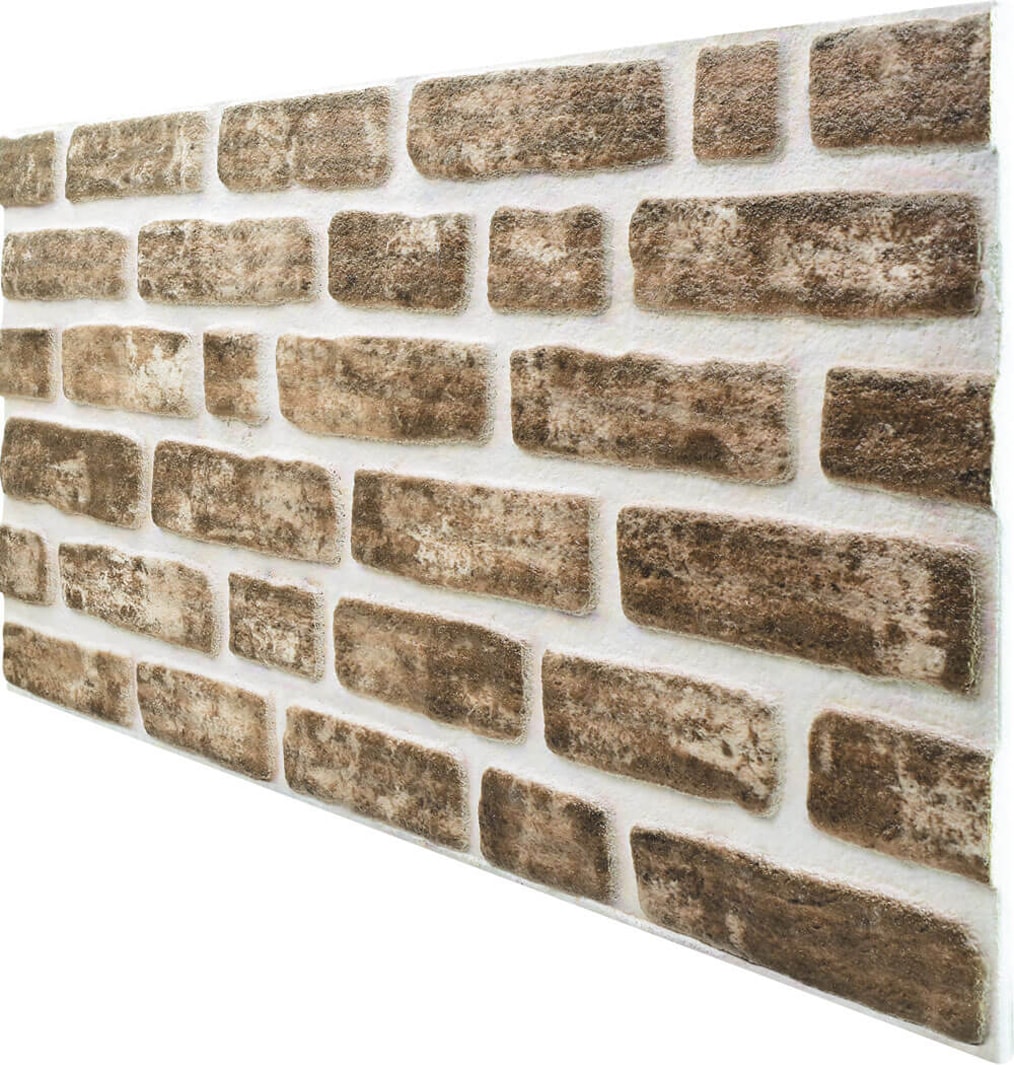 5 Adet (2.5m2) Tuğla Desenli 3 Boyutlu Renkli Strafor Köpük Duvar Kaplama Paneli (BR-560)