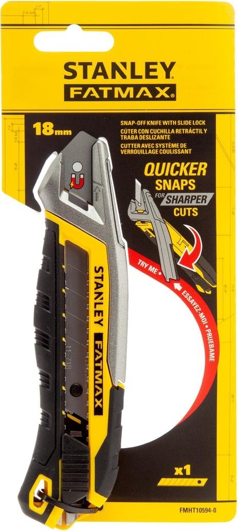 FMHT10594-0 Fatmax Hızlı Bıçak Kırmalı Maket Bıçağı 18 mm