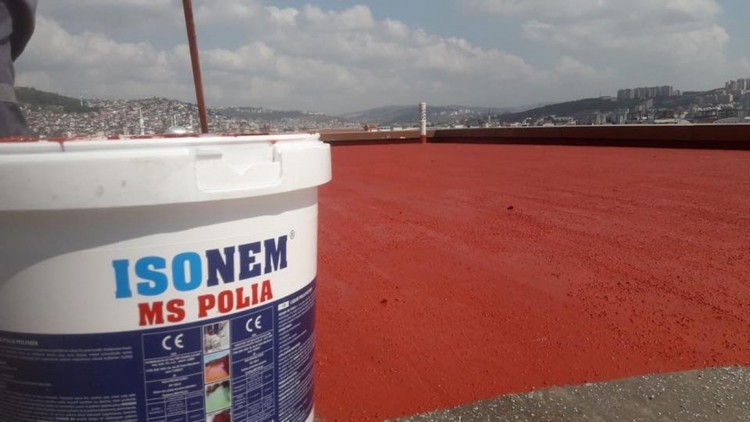Isonem MS Polia Yalıtım Boyası Kırmızı 5 Kg