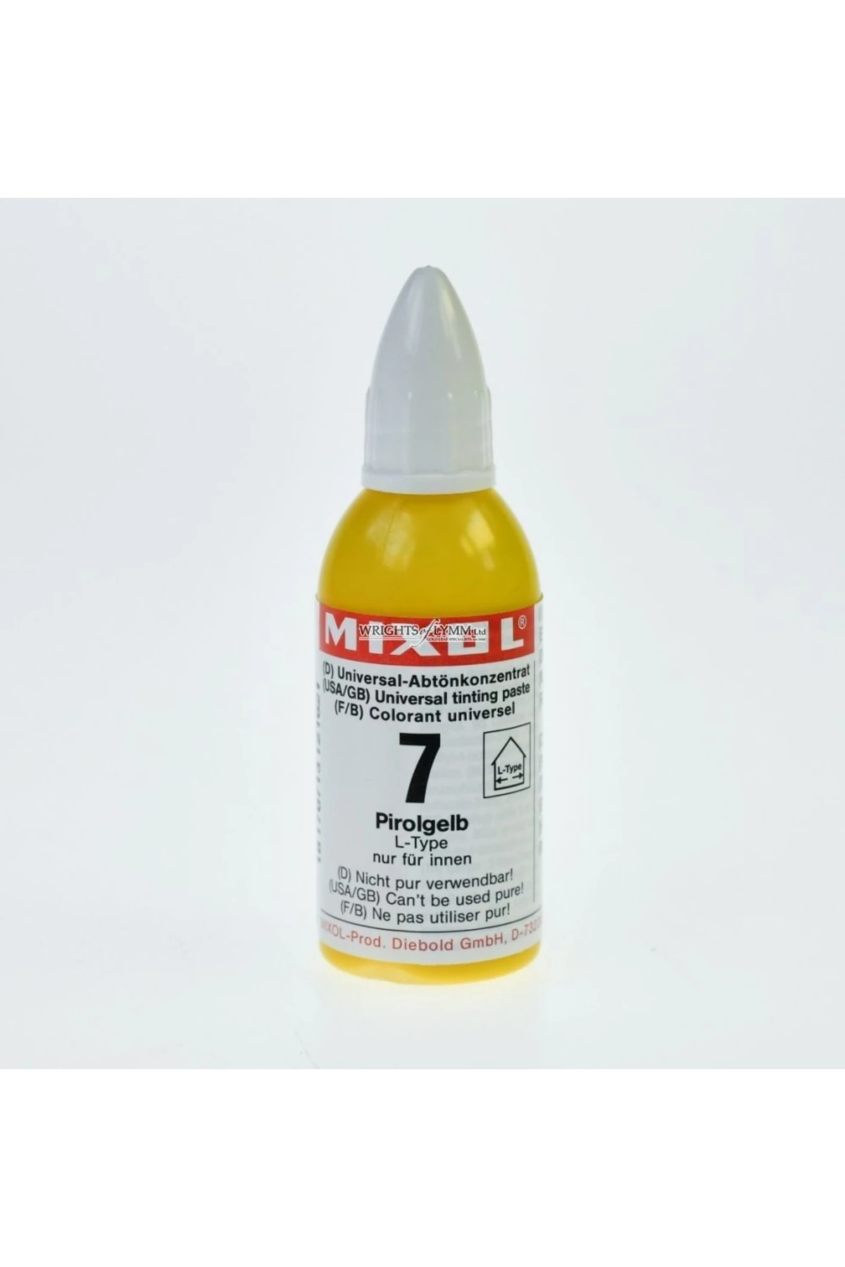 Mixol Renk Tüpü Kanarya Sarısı No:7 20 ml