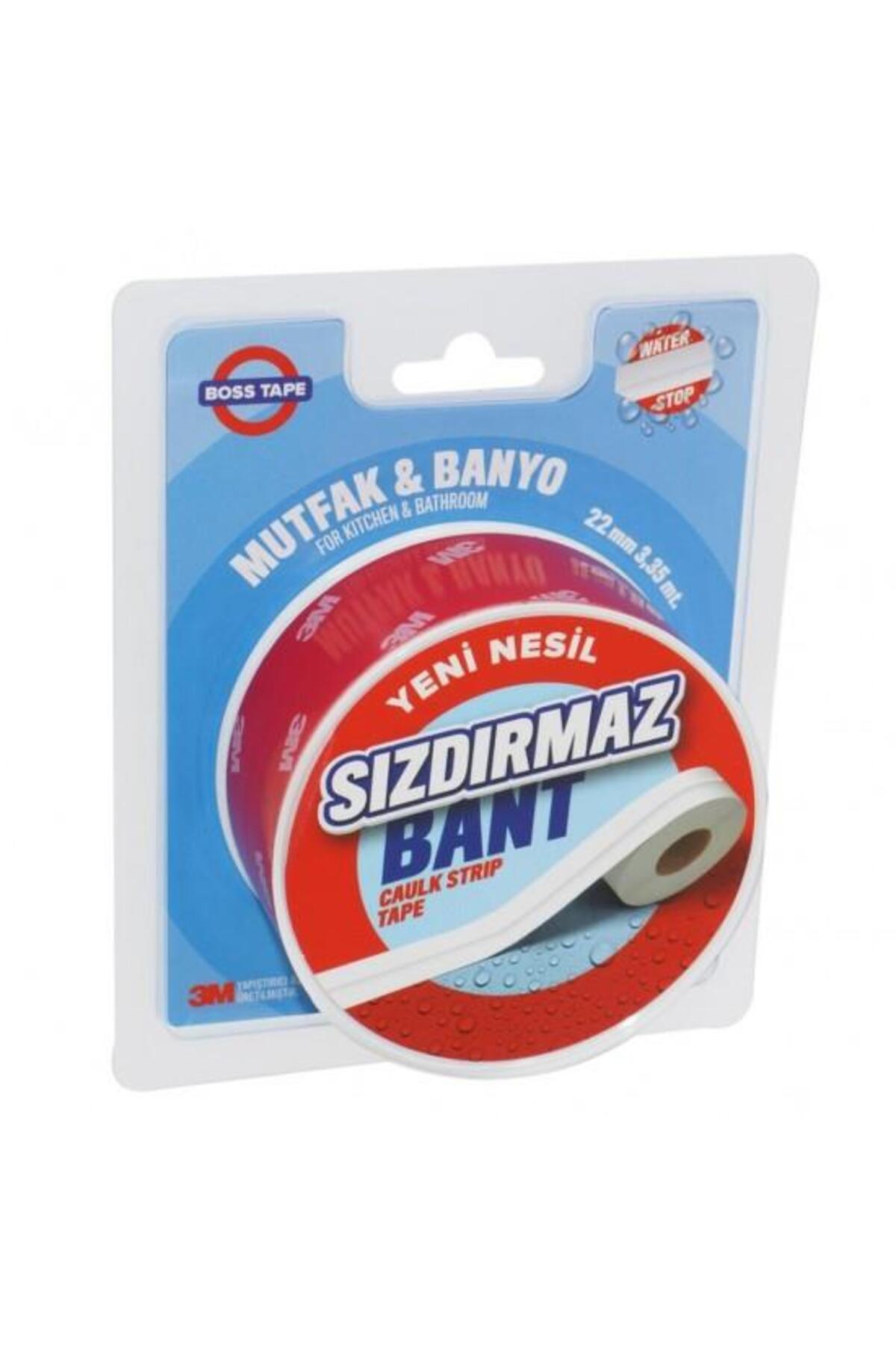 3M Su Sızdırmaz Bant Mutfak Lavabo Pencere Tezgah Sızdırmazlık Bandı 22mmX3,35 MT 1Adet