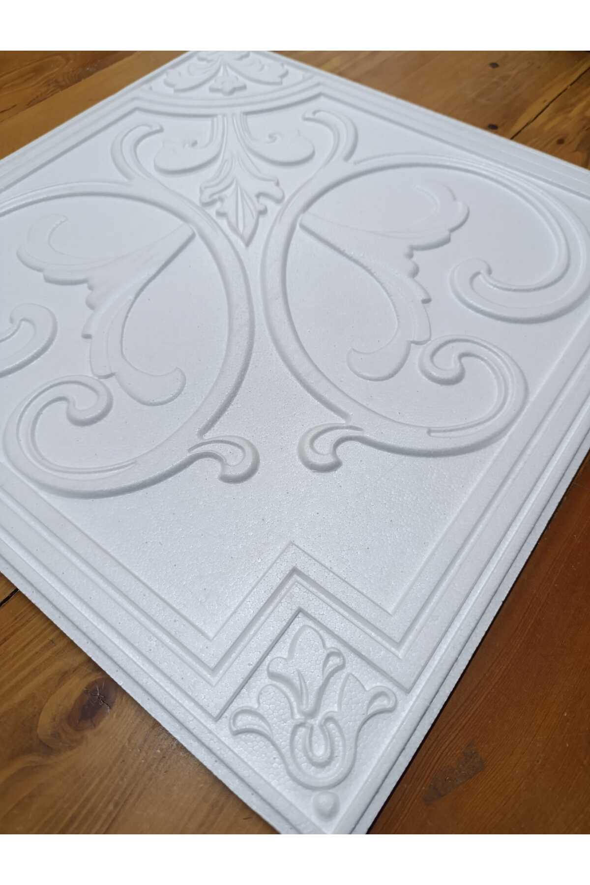 Manolya Desenli Stropiyer Dekoratif Tavan Kaplama Paneli 20 Adet - 5 M2