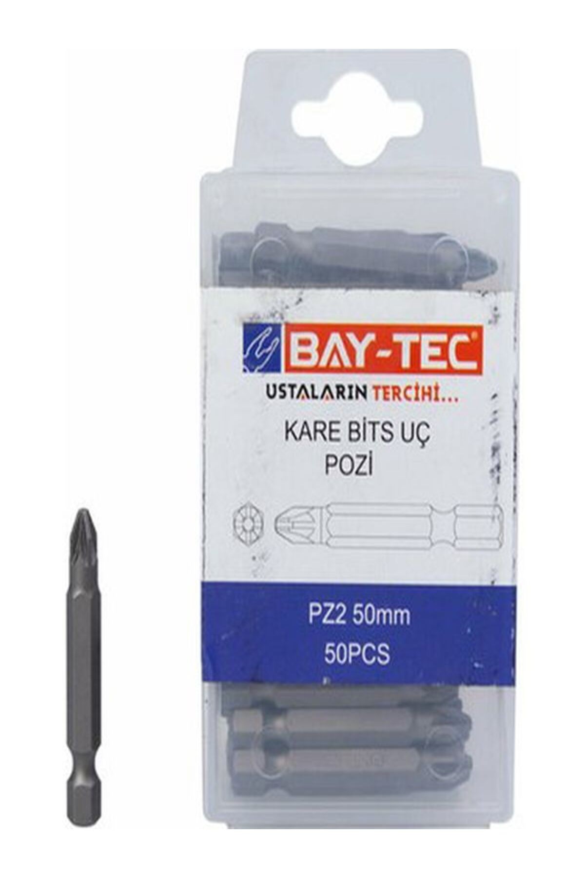 Bits Uç Kare Yıldız Pz 2X50mm MU1920 5296-10 ADET-ERPİLSAN ELEKTRONİK
