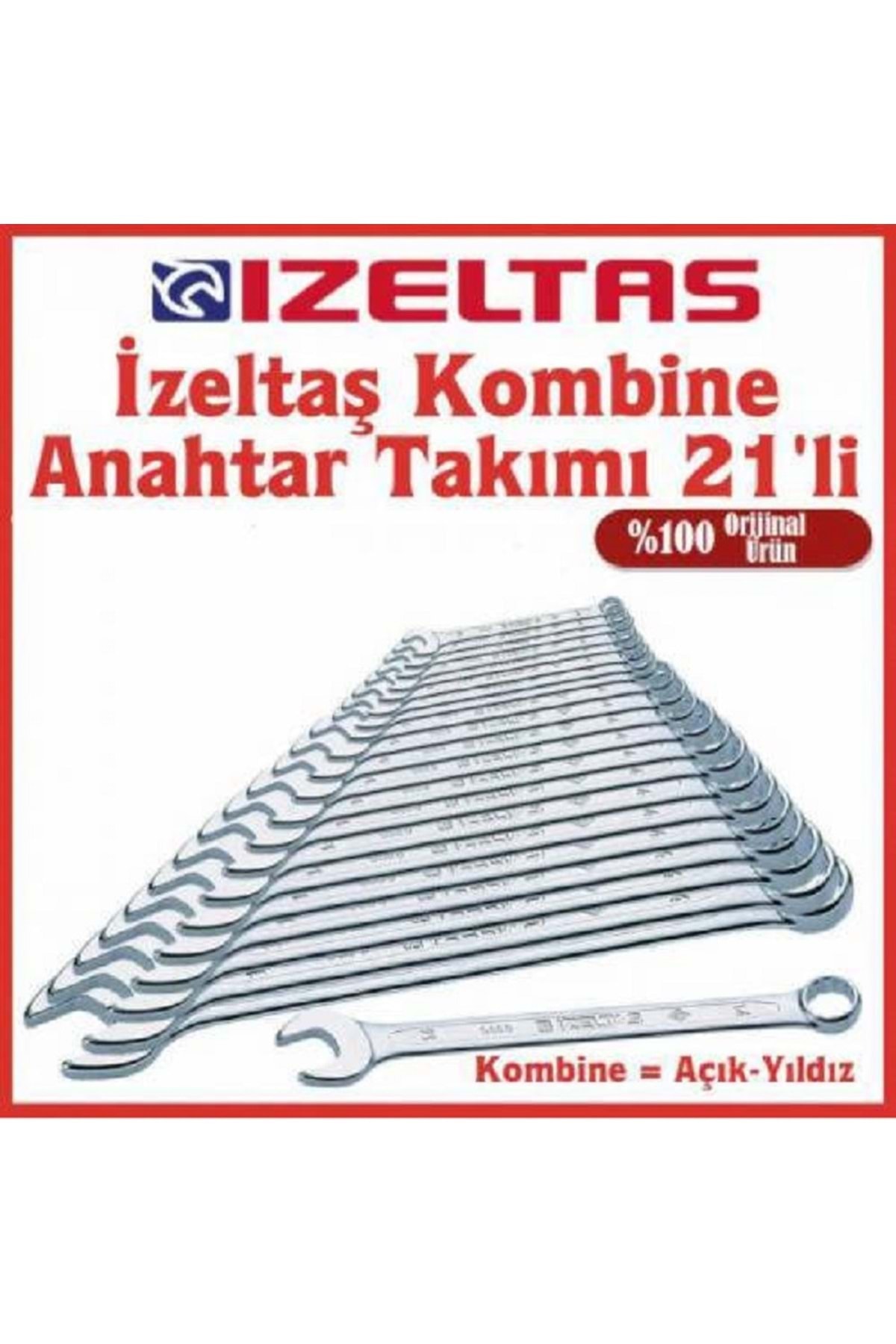 21 Li Kombine Kısa Anahtar Takımı 0320 00 2121