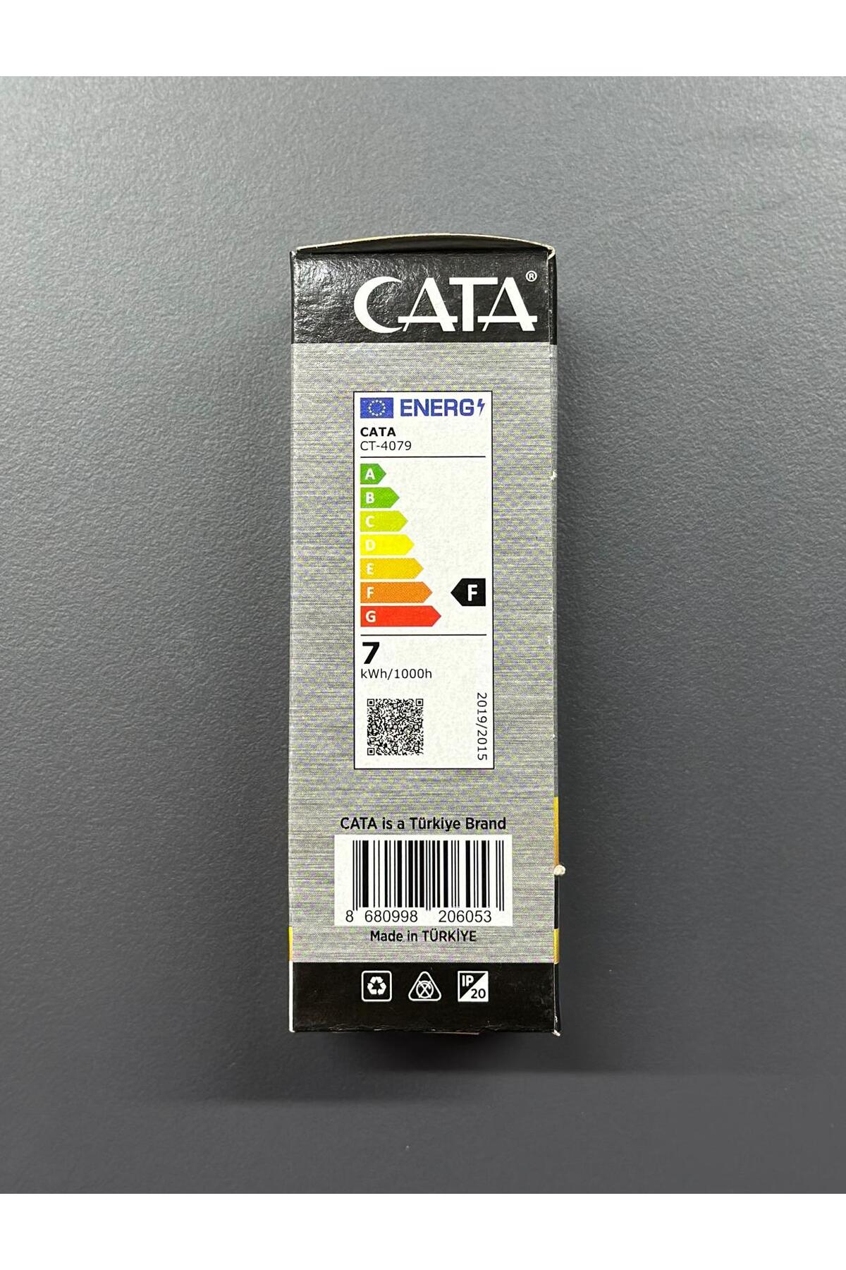 CT4079-(5 ADET) İNCE DUY LED LAMBA-BEYAZ IŞIK 680Lm E14