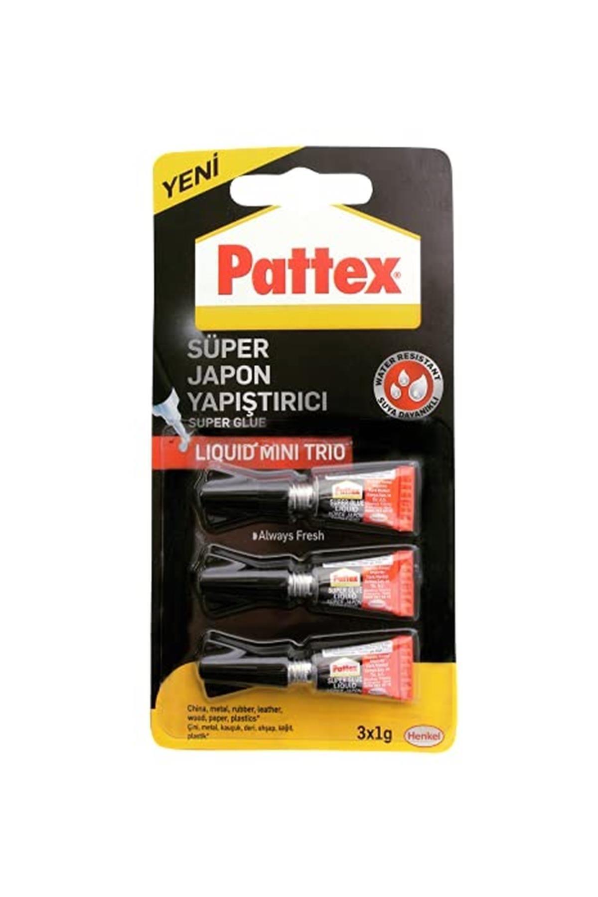 Süper Mini Trio 1 Gr. 3'lü Paket Hızlı Japon Yapıştırıcı