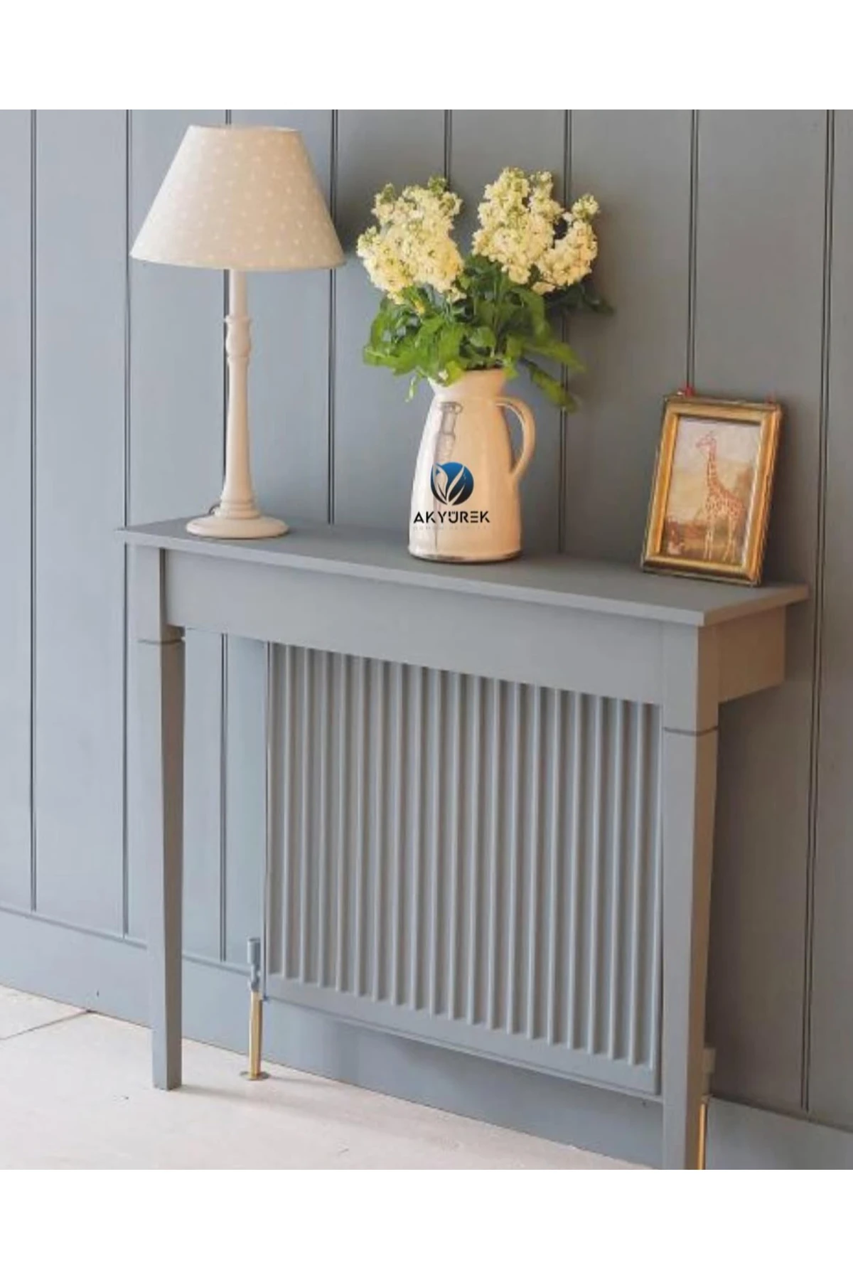 AKYÜREK  LB 3786 MODEL SUPRAMAT ZAMANSIZ GRİ DEKOR PROFİL DUVAR KAPLAMA PANEL LAMBRİ