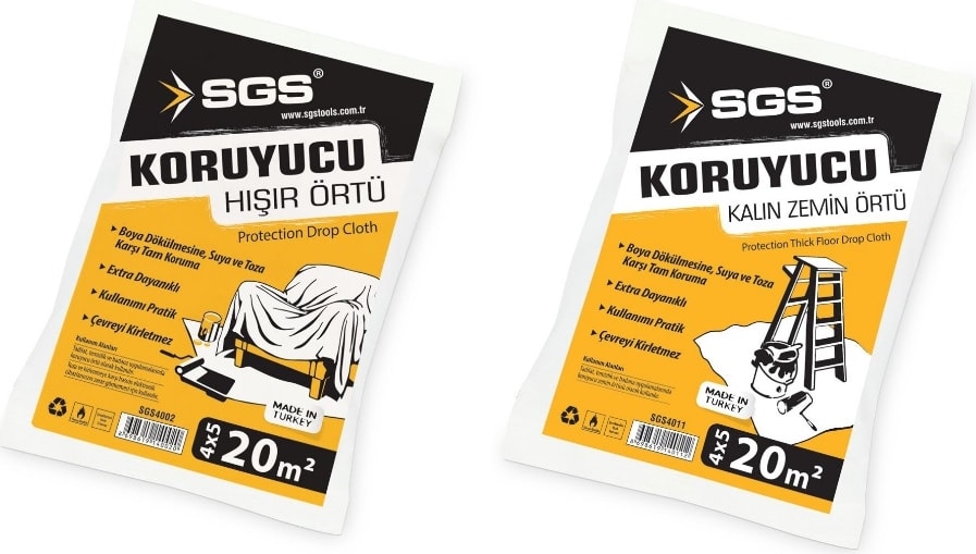 SGS Kalın Zemin Örtüsü 30M2 &  Koruyucu Hışır Örtü 30M2