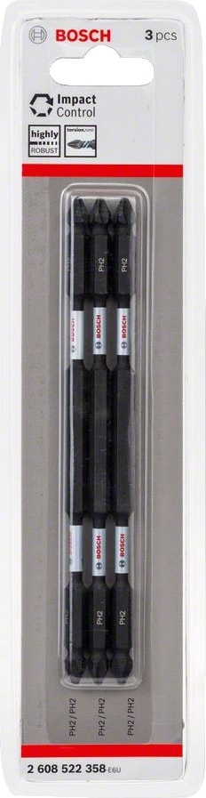 BOSCH Impact Ctrl Çifttaraf 3'lü PH2,150MM