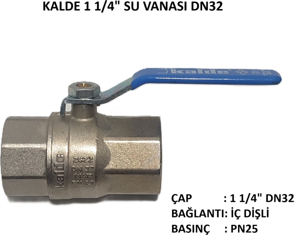 1 1/4" Küresel Su Vanası DN32 - Water Valve PN25