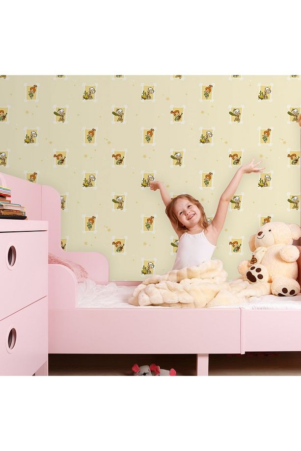 Adakids 8924-2 Genç Çocuk Taş Devri Desenli Duvar Kağıdı