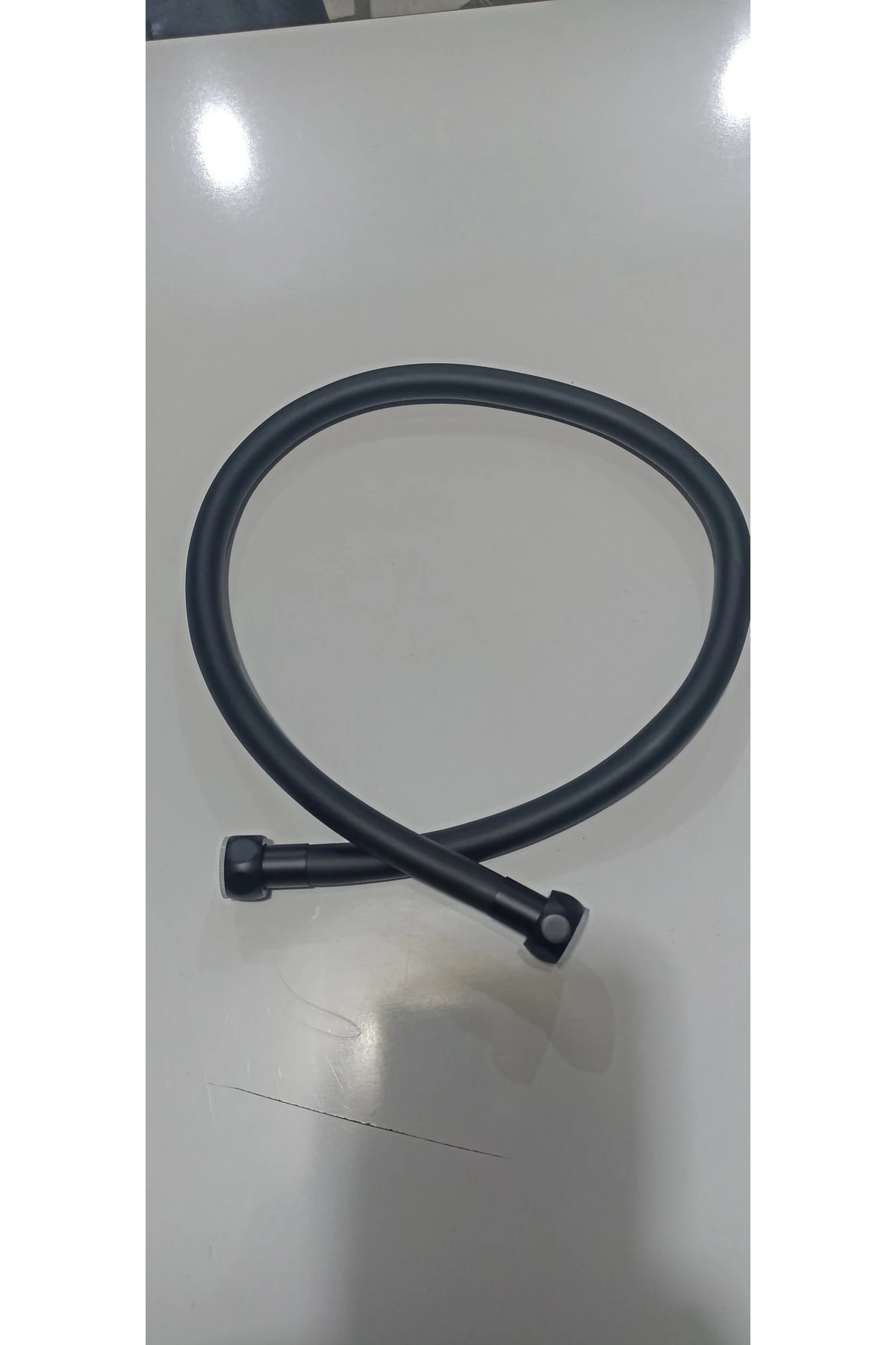 siyah kısa duş zinciri pvc 75 cm uzunluk