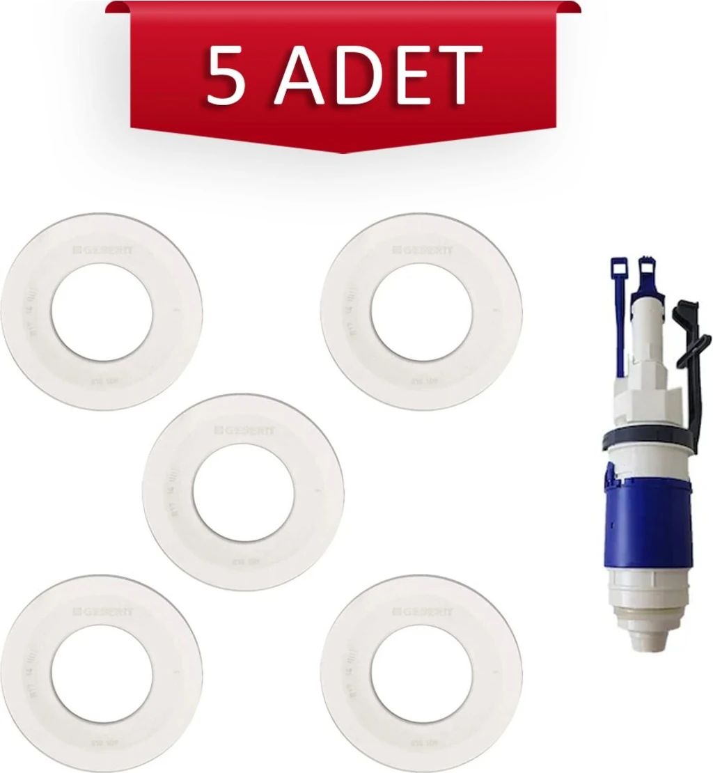 Geberit Eski Tip Gömme Rezervuar Boşaltma Grubu Contası Geberit Gömme Rezervuar Boşaltma Conta 5'li