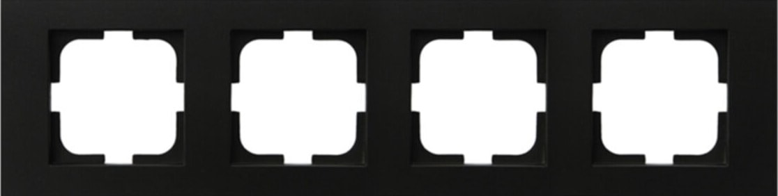 Grano Siyah Natural Dörtlü Çerçeve 10 Adet