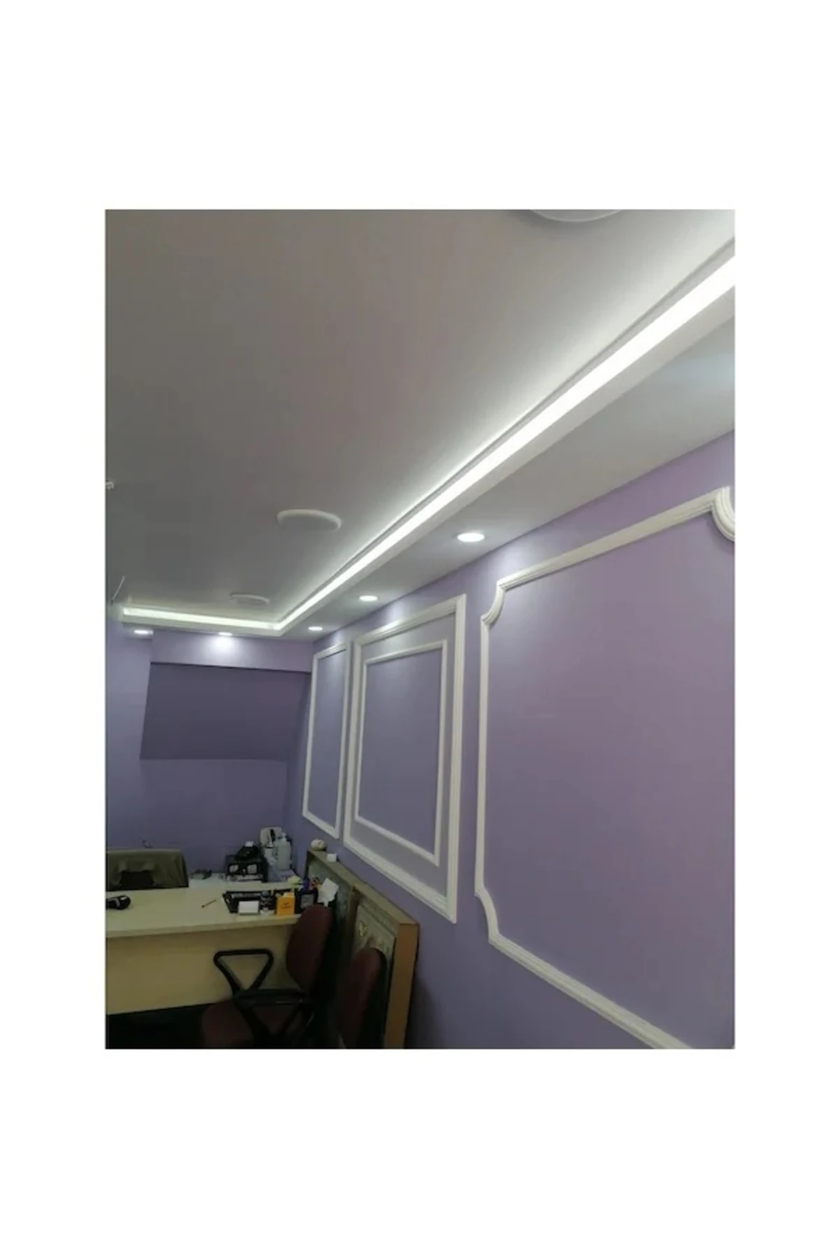 Spot'lu Ve Led'li Kartonpiyer (29cm*11cm) (8 Metre)