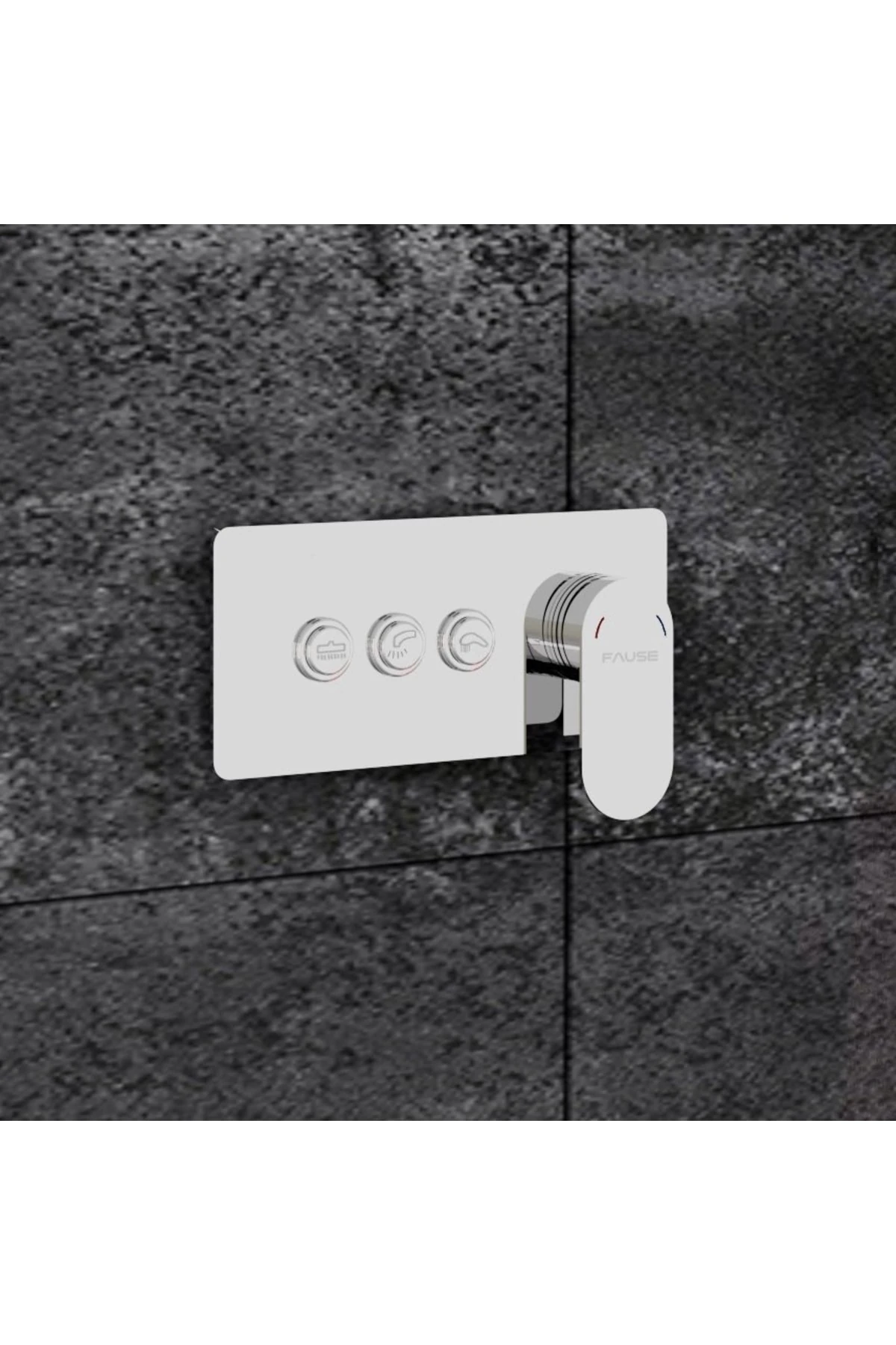 Ankastre Banyo Bataryası Comfort 3 Yönlü Kab103-3