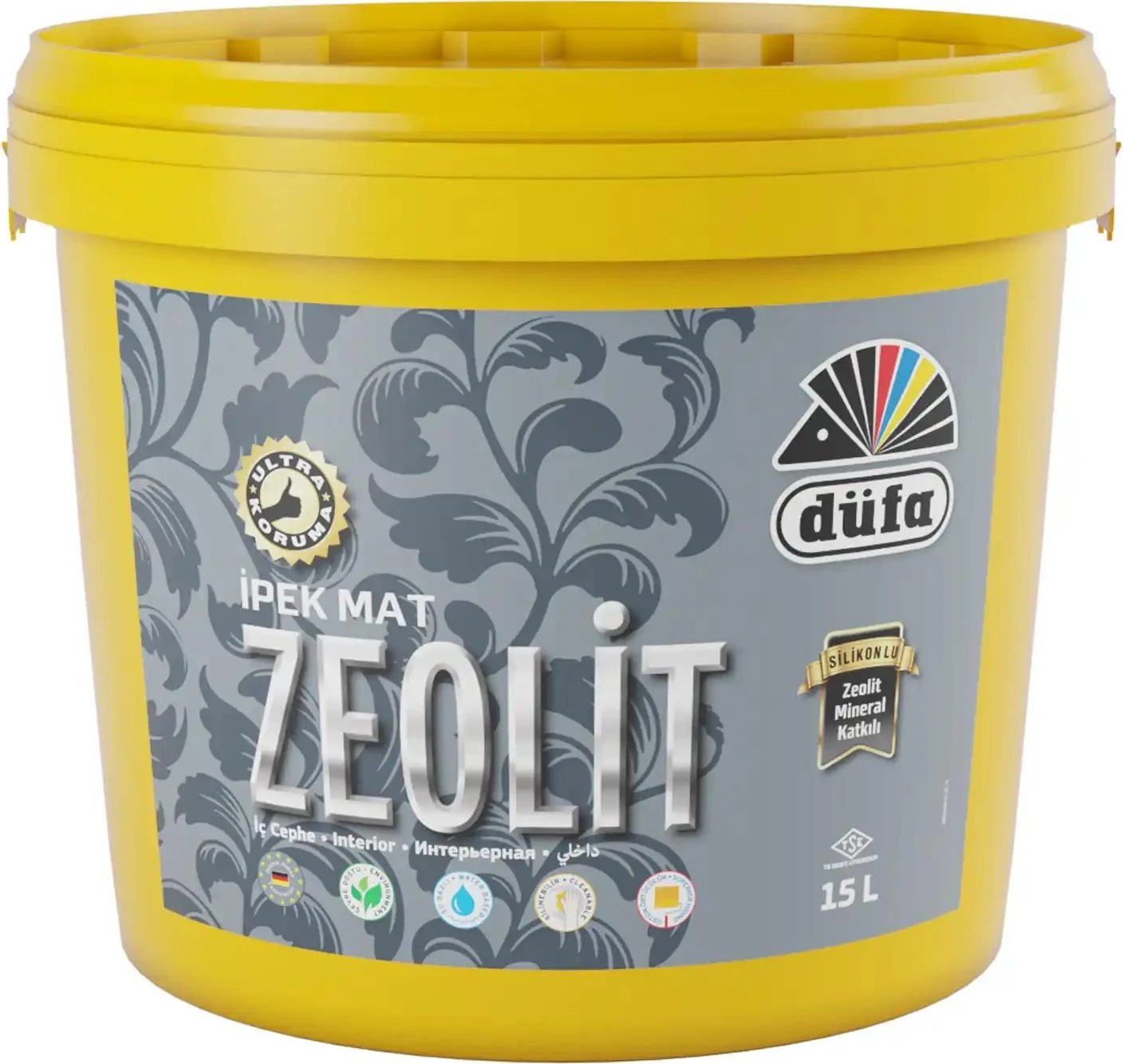 Zeolit İpek Mat İç Cephe Duvar Boyası 1060 Bej 15 l
