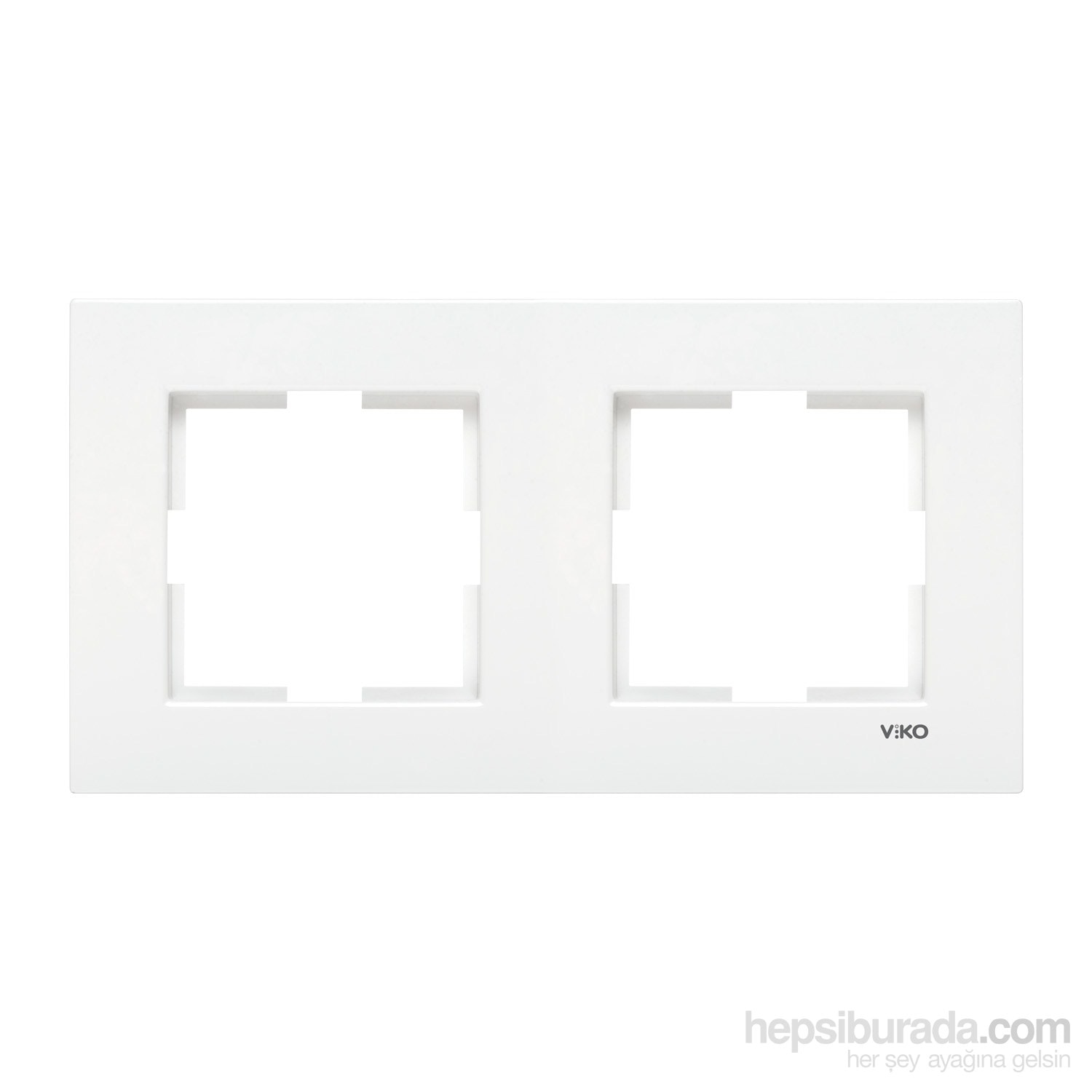 Karre İkili Çerçeve - Beyaz 90960241