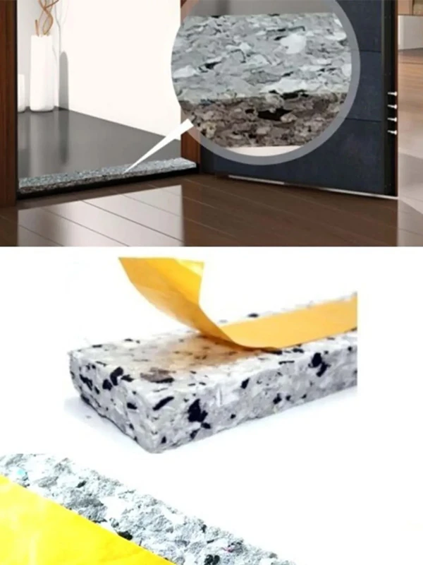 Kapı Eşik Süngeri Kapı Altı Eşiği Yapışkanlı Isı Yalıtım Süngeri 4 Adet Kapı Süngeri