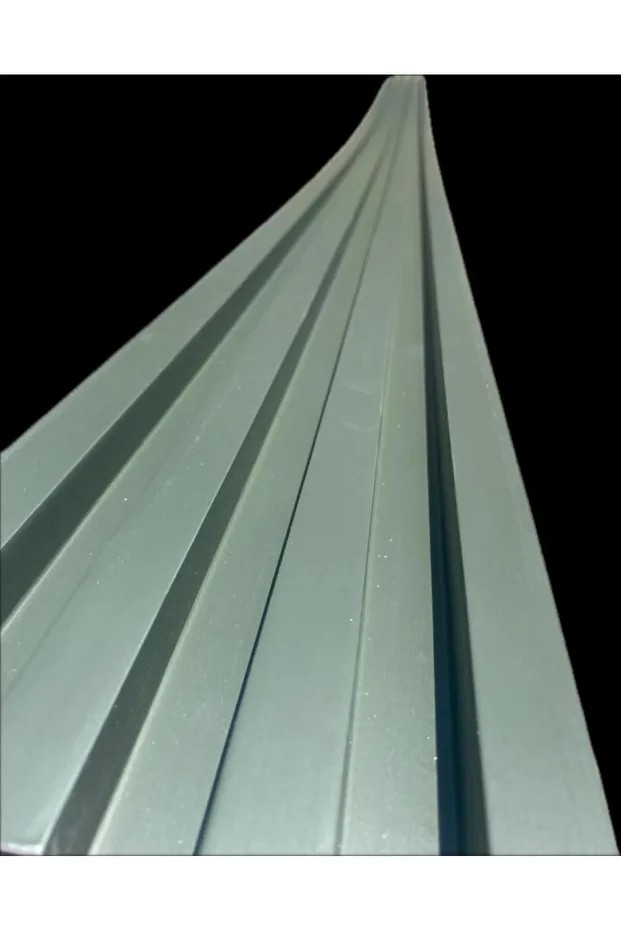 16x290cm 1 Adet ATC Ördek Başı Yeşil Prefabrik Ofis Konut Dekoratif PVC Kaplama Lambiri Duvar Paneli