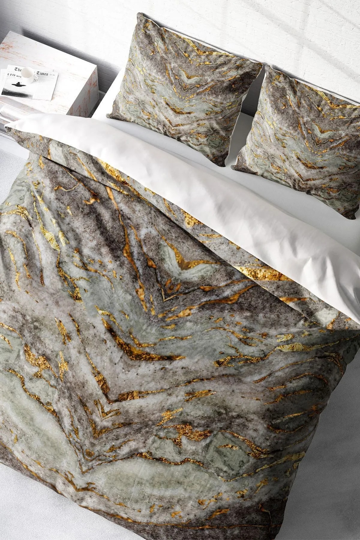 Marble Modern Çift Kişilik Nevresim Takımı
