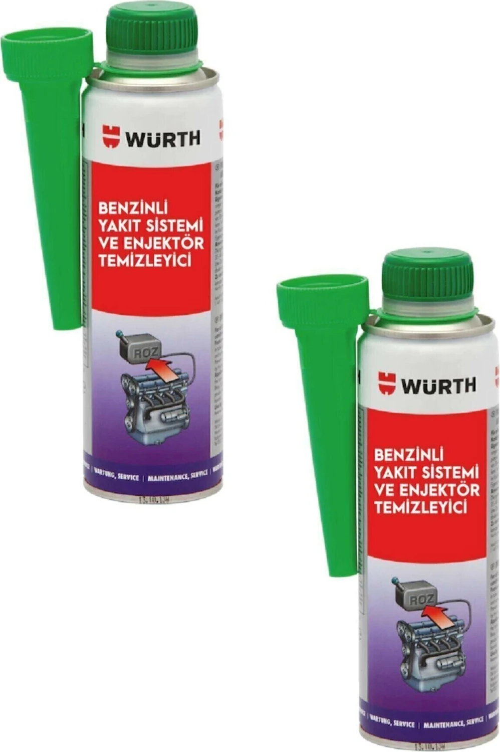 Benzin Enjektör Temizleyici Benzin 300 Ml Alman Üretimi 2li