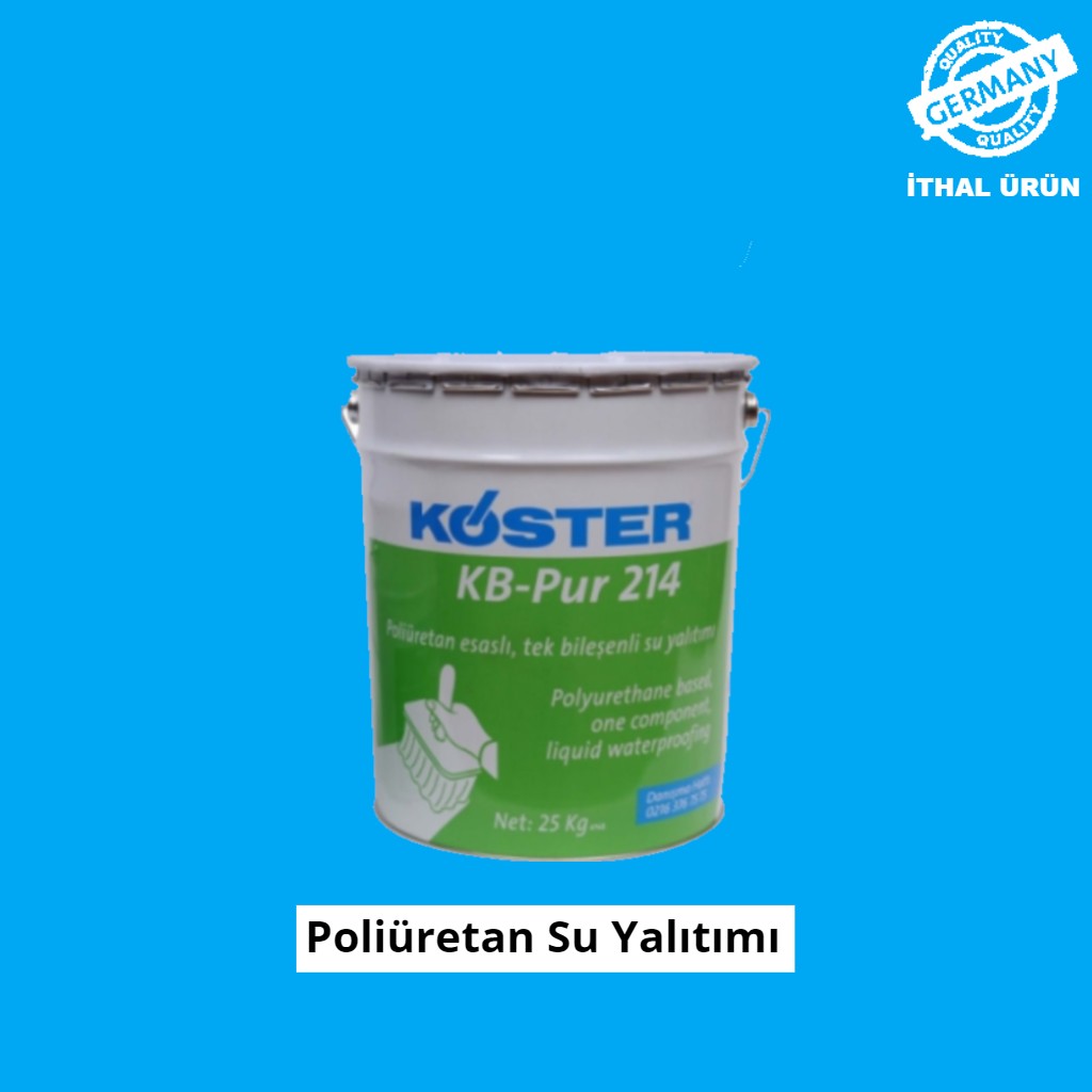 Kb-Pur 214 - 25 kg - Poliüretan Esaslı , Uv Dayanımlı Likit Su Yalıtımı