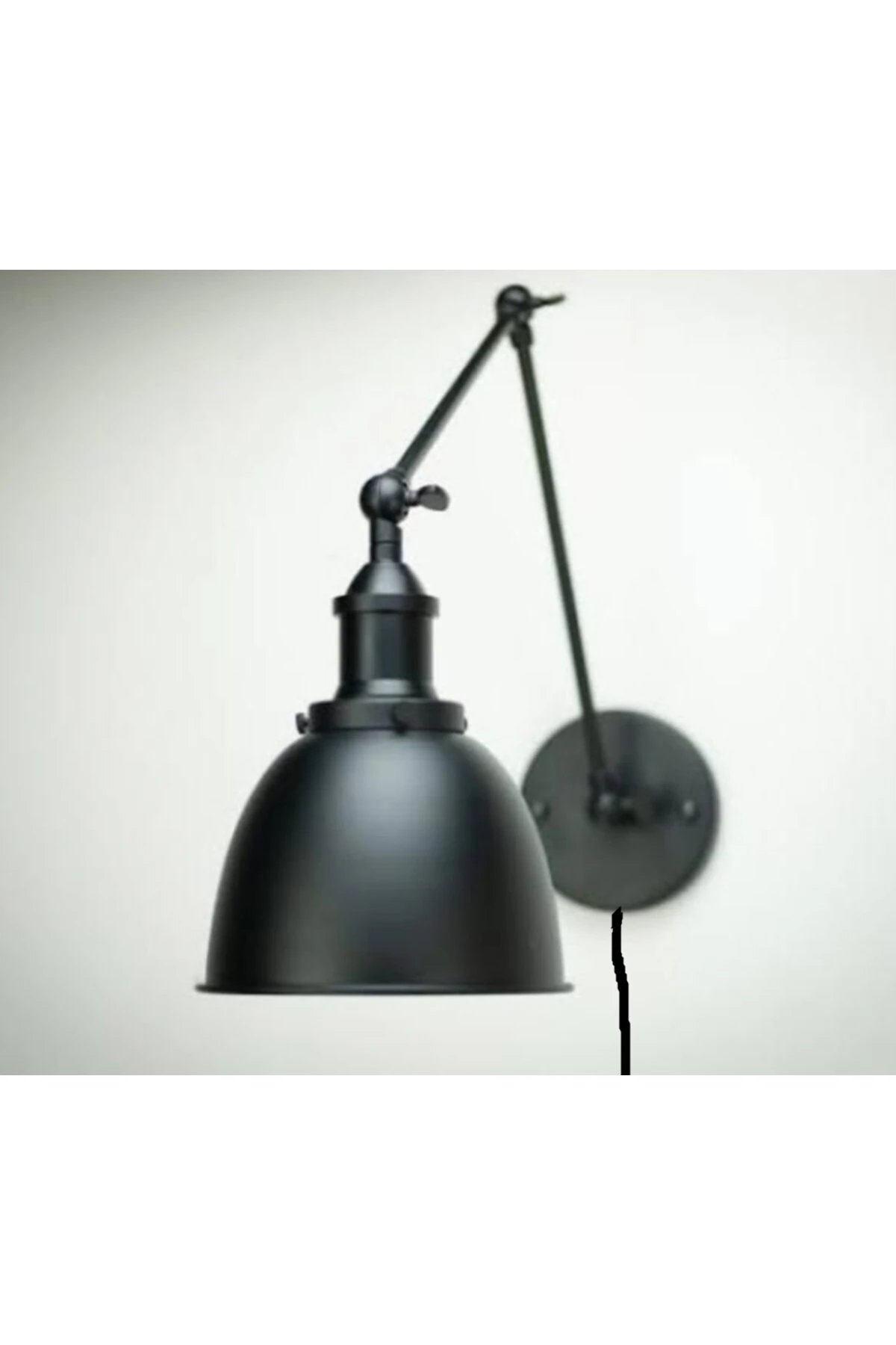 Rero Rustik Vintage Fişli Kablolu Anahtarlı Akrobatik Aplik Yatak Başı Aplik