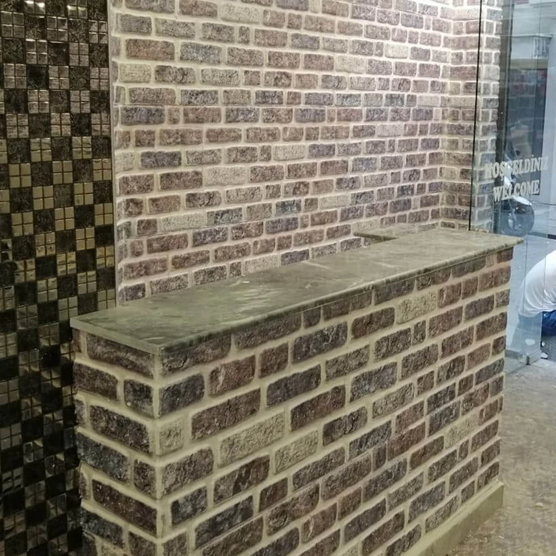 5 Adet (2,5m2) Tuğla Desenli 3 Boyutlu Renkli Strafor Köpük Duvar Kaplama Paneli (BR-544)