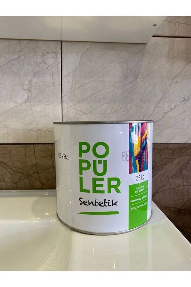 Popüler Sentetik Yağlı Boya 2,5 Kg