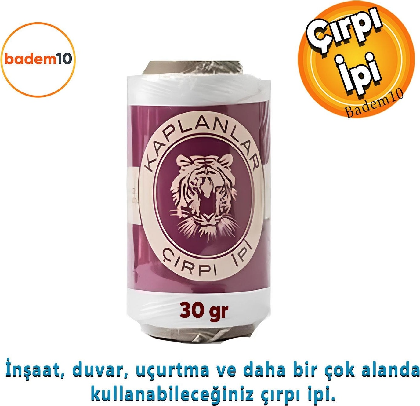Çırpı Ipi Inşaat Duvar Uçurtma Ipi 30 gr