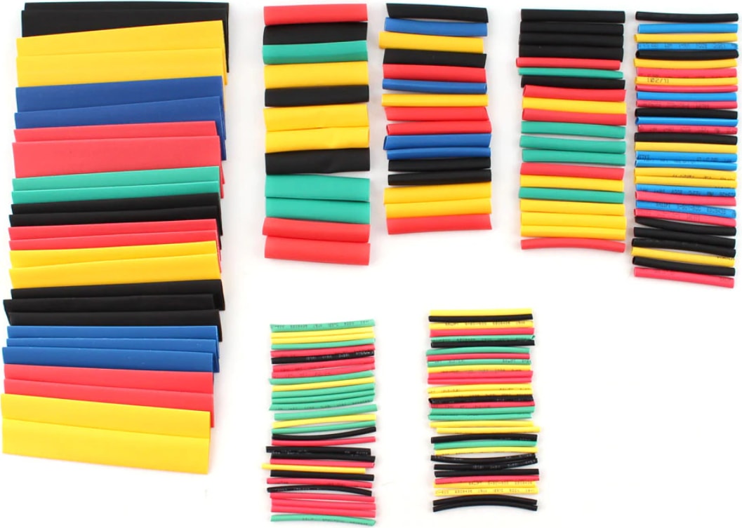 Zauss 164'LÜ Heat Shrink Makaron Daralan Kablo Tamir Seti