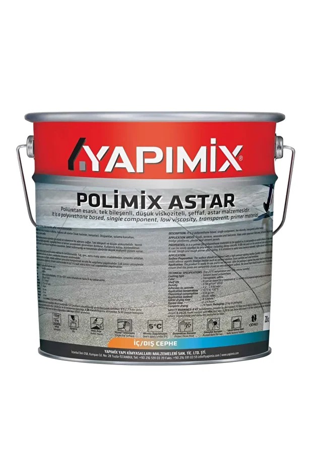 Poliüretan Astar 1k 20 Kg