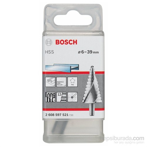 - Kademeli Matkap Ucu Hss - 6 - 39 Mm, 10,0 Mm, 93,5 Mm
