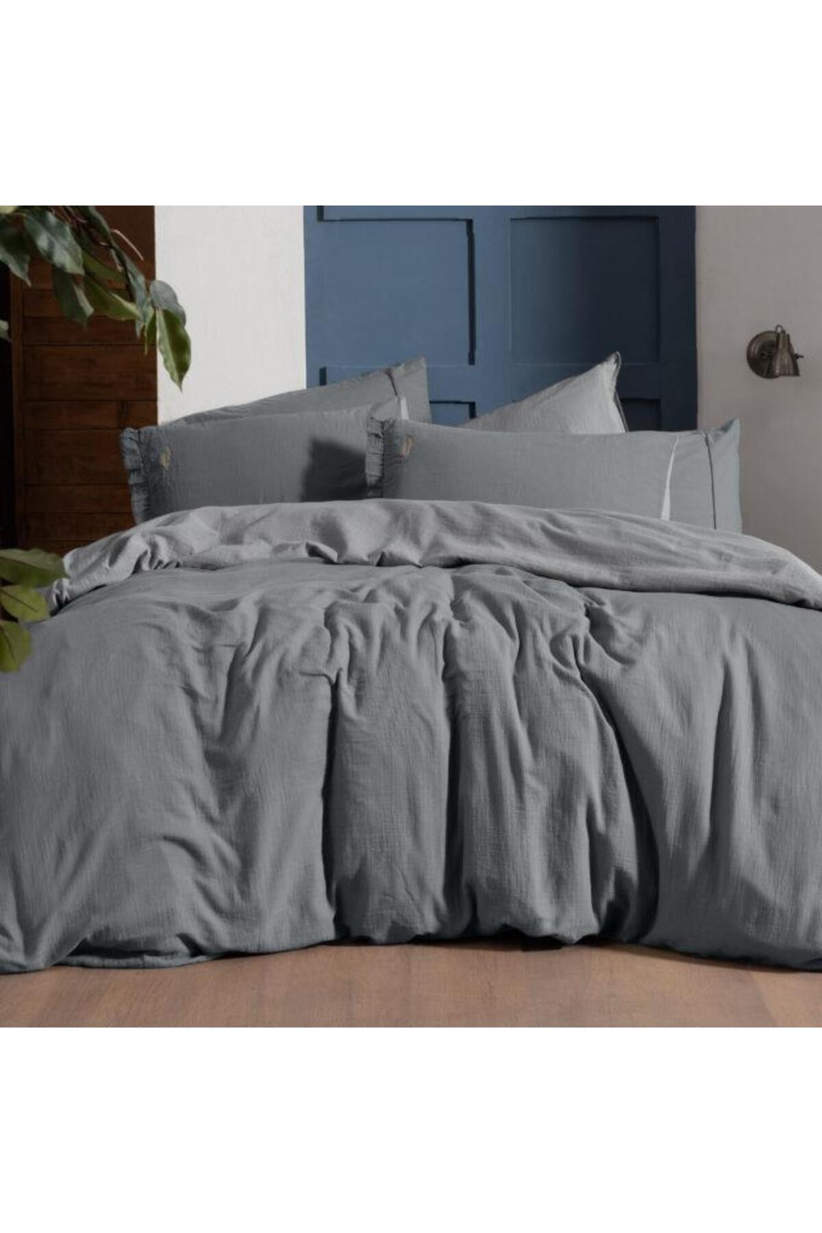 Mood Comfort Kenyon Tek Kişilik Nevresim Takımı Gri