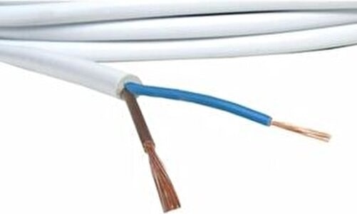 2X1,5 TTR Kablo 100 Metre H05VV-F Kesit 2G 1.5 Beyaz Elektrik Malzemesi