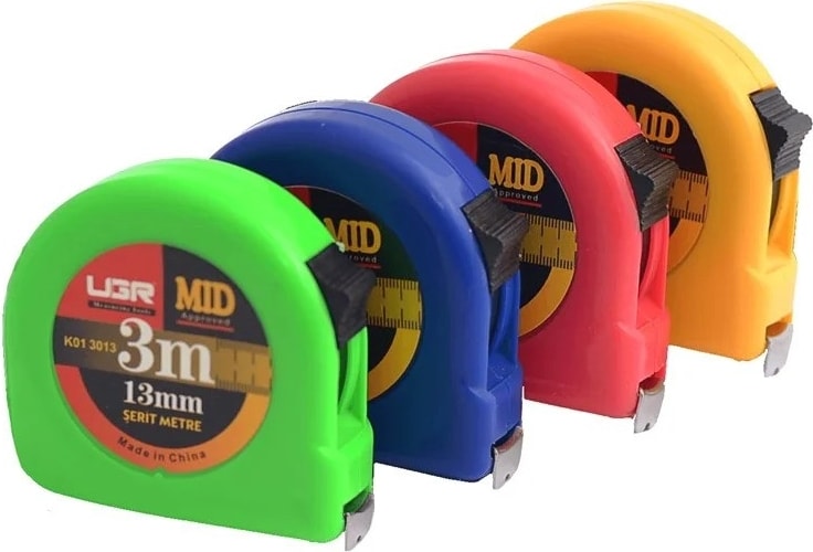 Çelik Şerit Metre 13X3 Mt.
