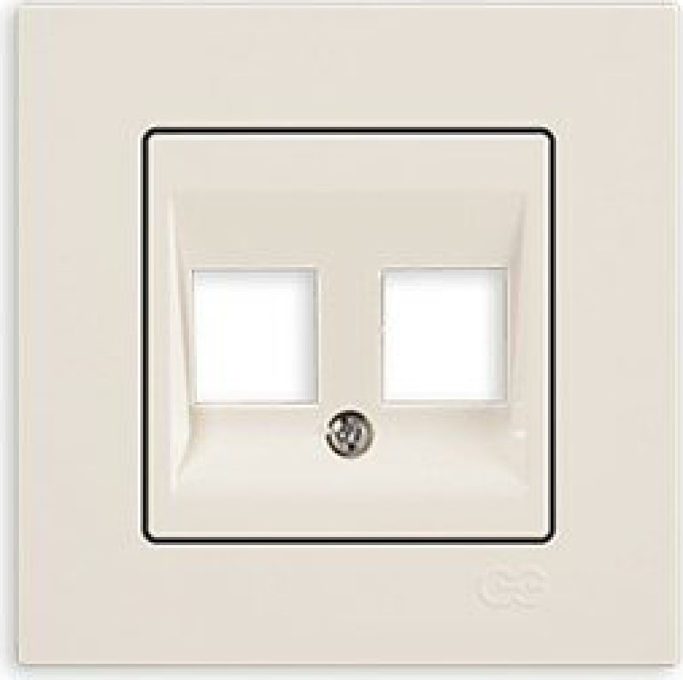 Eqona Beyaz Ikili Topraklı Priz (Mkz)