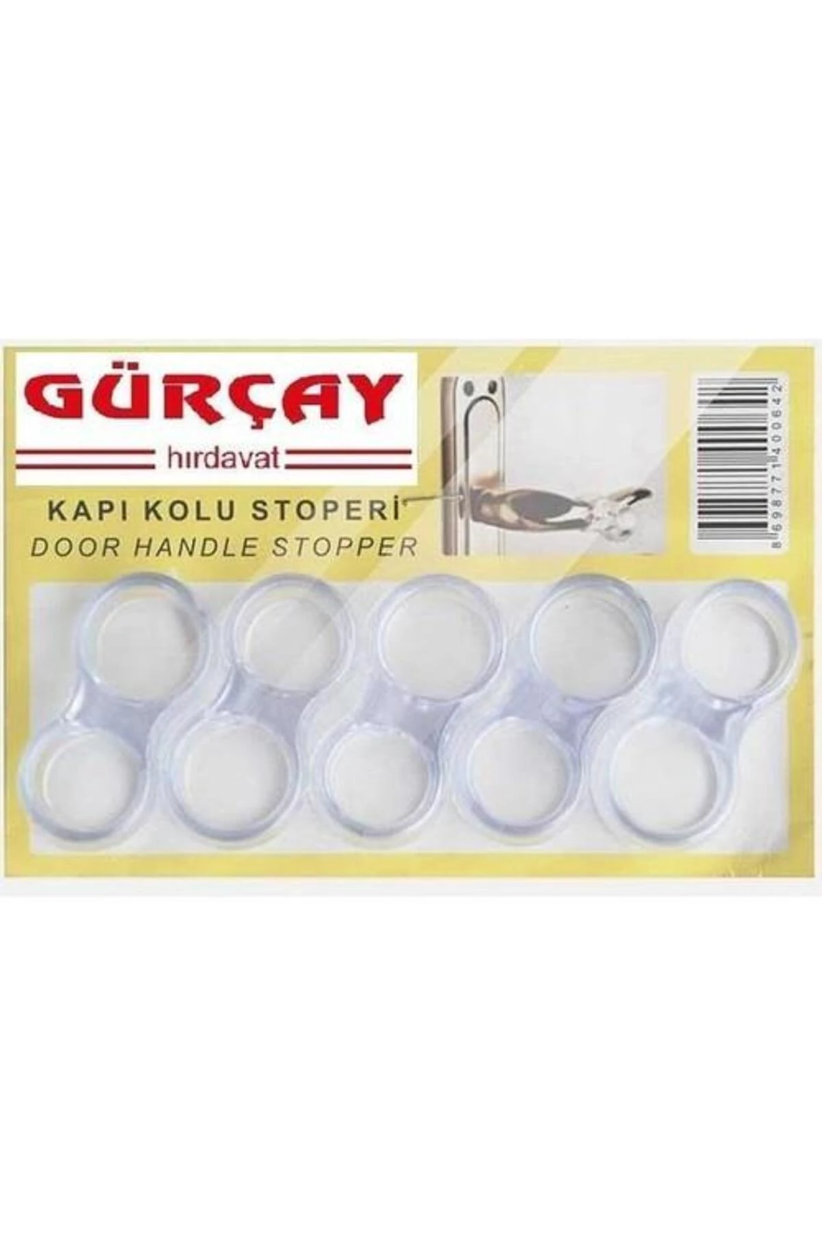 Kapı Pencere Stoperi Silikon 5'li