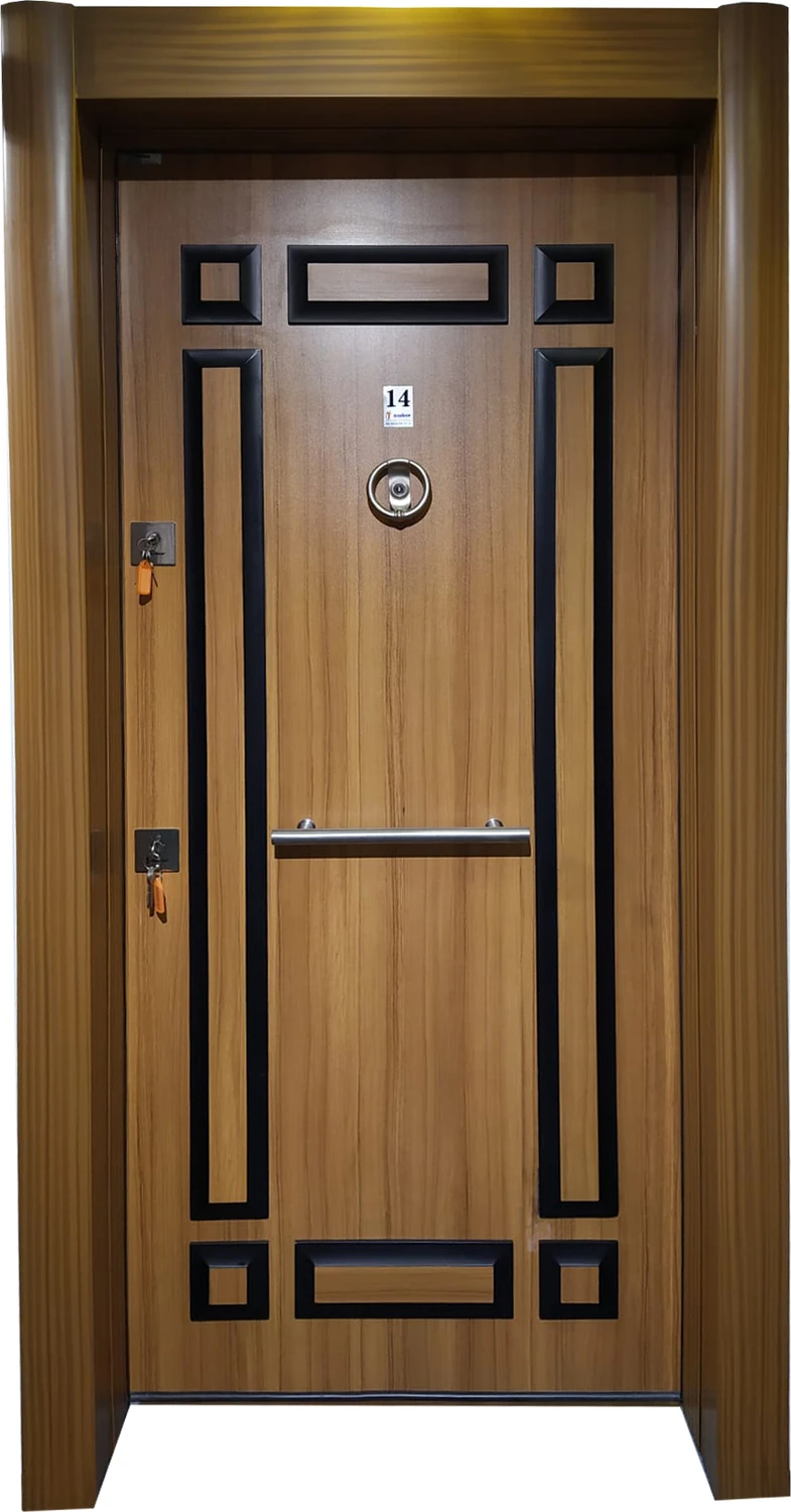 Eskitme ( Abd ) Kabartmalı Model Daire Kapısı, Çelik Kapı, Villa Kapısı