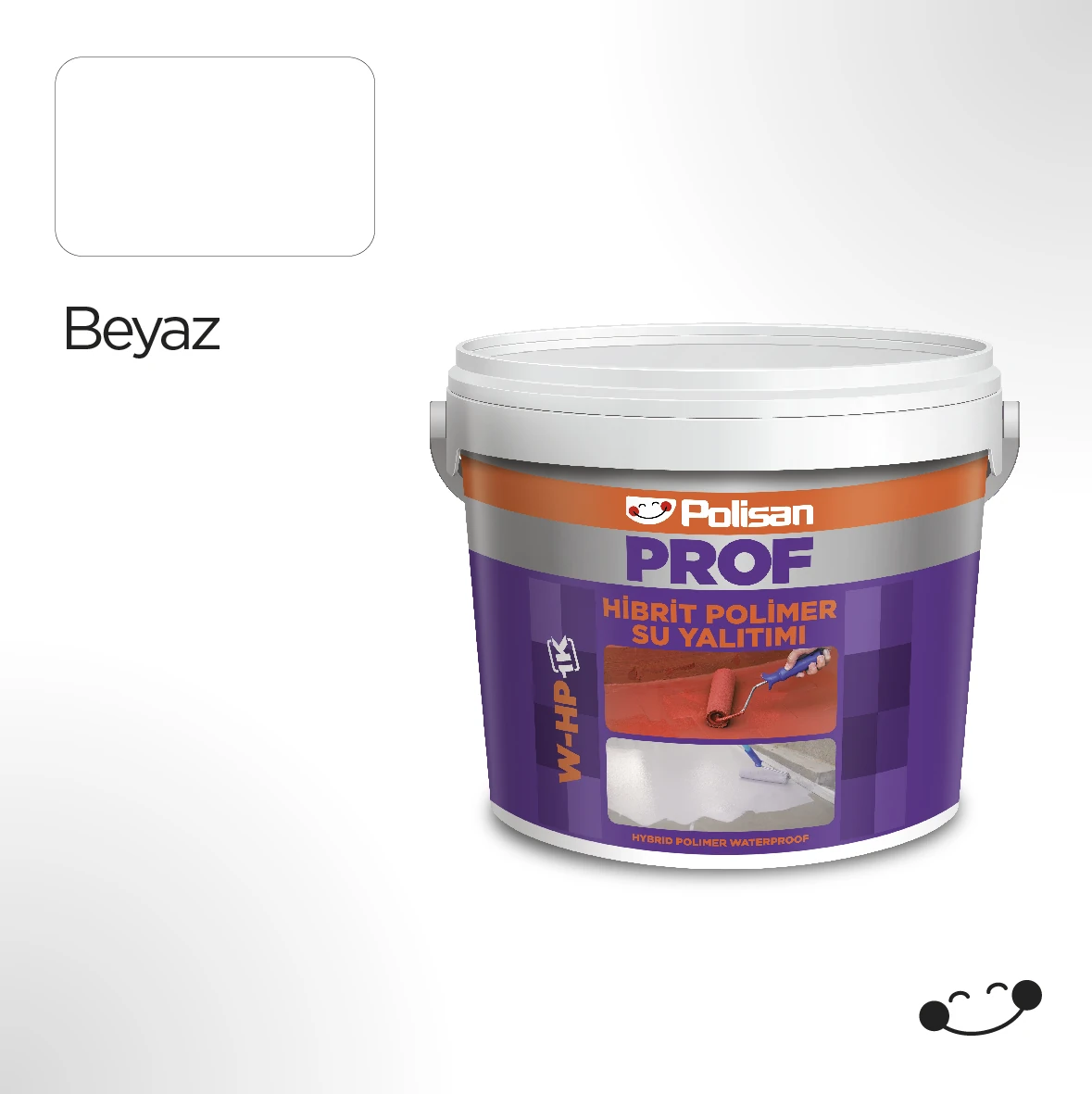 Prof Beyaz Hibrit Polimer Su Yalıtımı Boyası (W-Hp) 5 kg