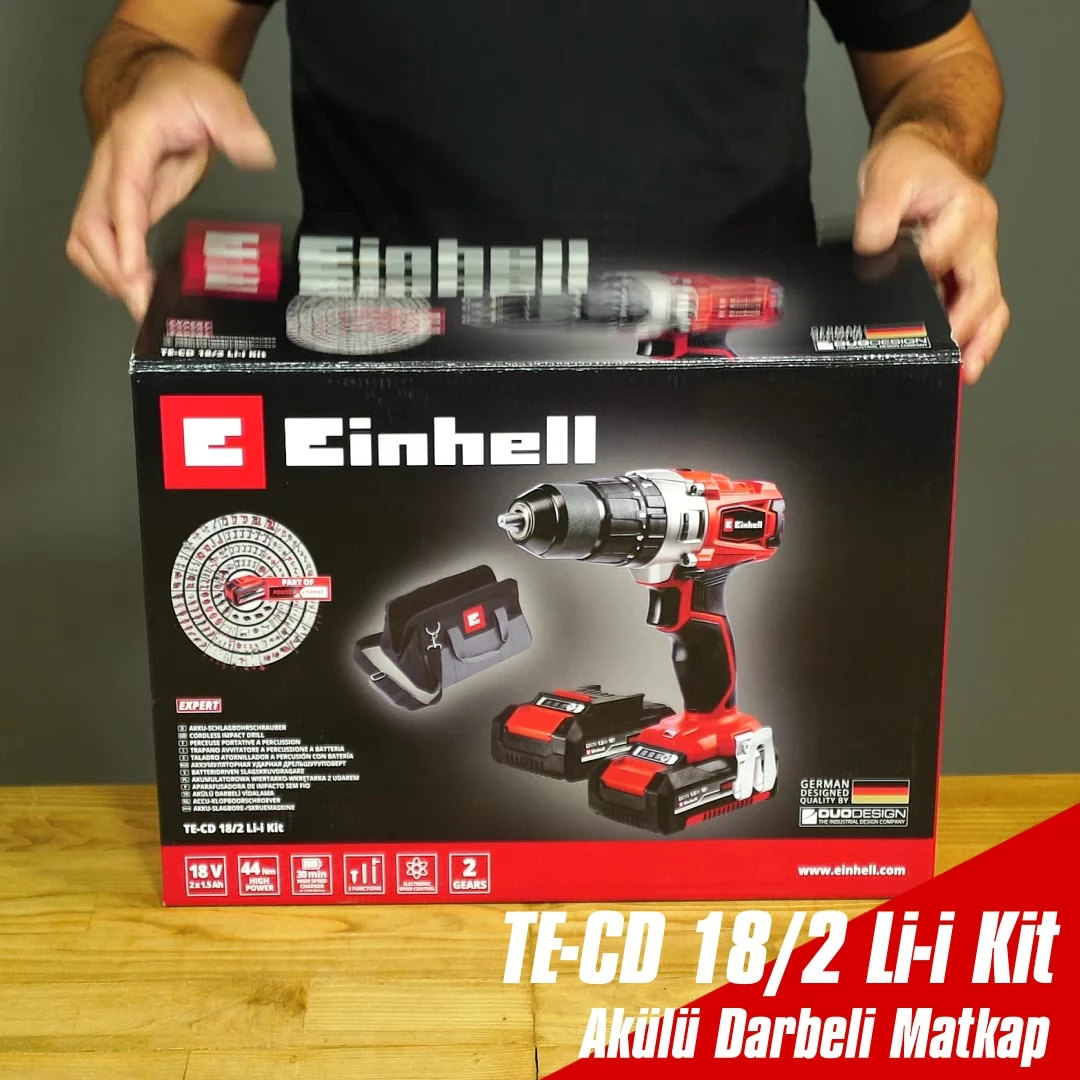 Te-cd 18/2 Li-i Kit (2X1,5 AH), Akülü Darbeli Vidalama - 4513834