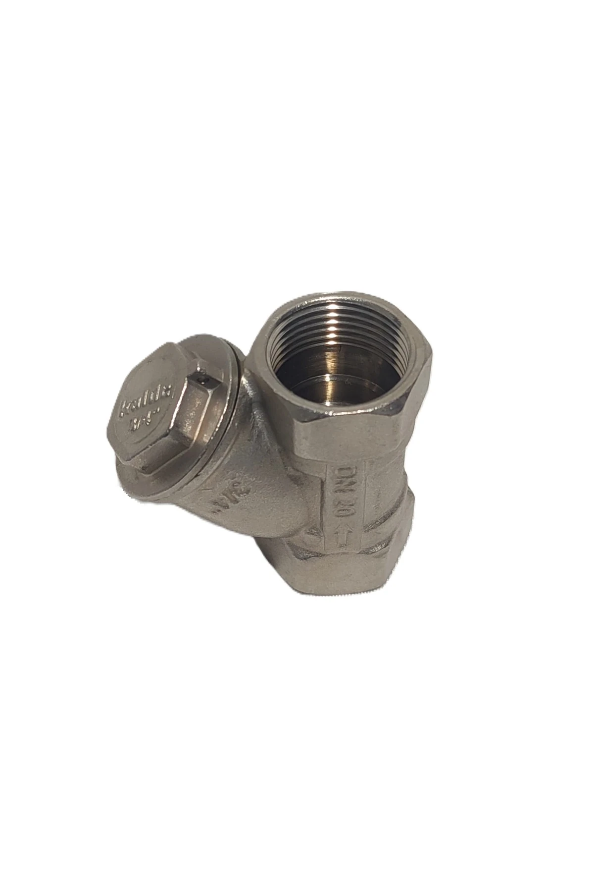 3/4" Sarı / Krom Pislik Tutucu Su Filtresi Dn20 - Threaded Strainer