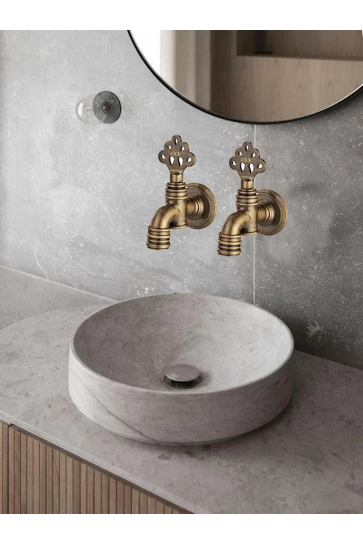 Osmanlı Lavabo Musluğu Eskitme Musluk 102209002