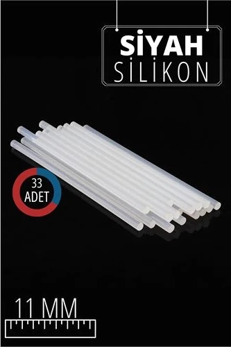 Bfs 11 mm 33 Adet Sıcak Silikon