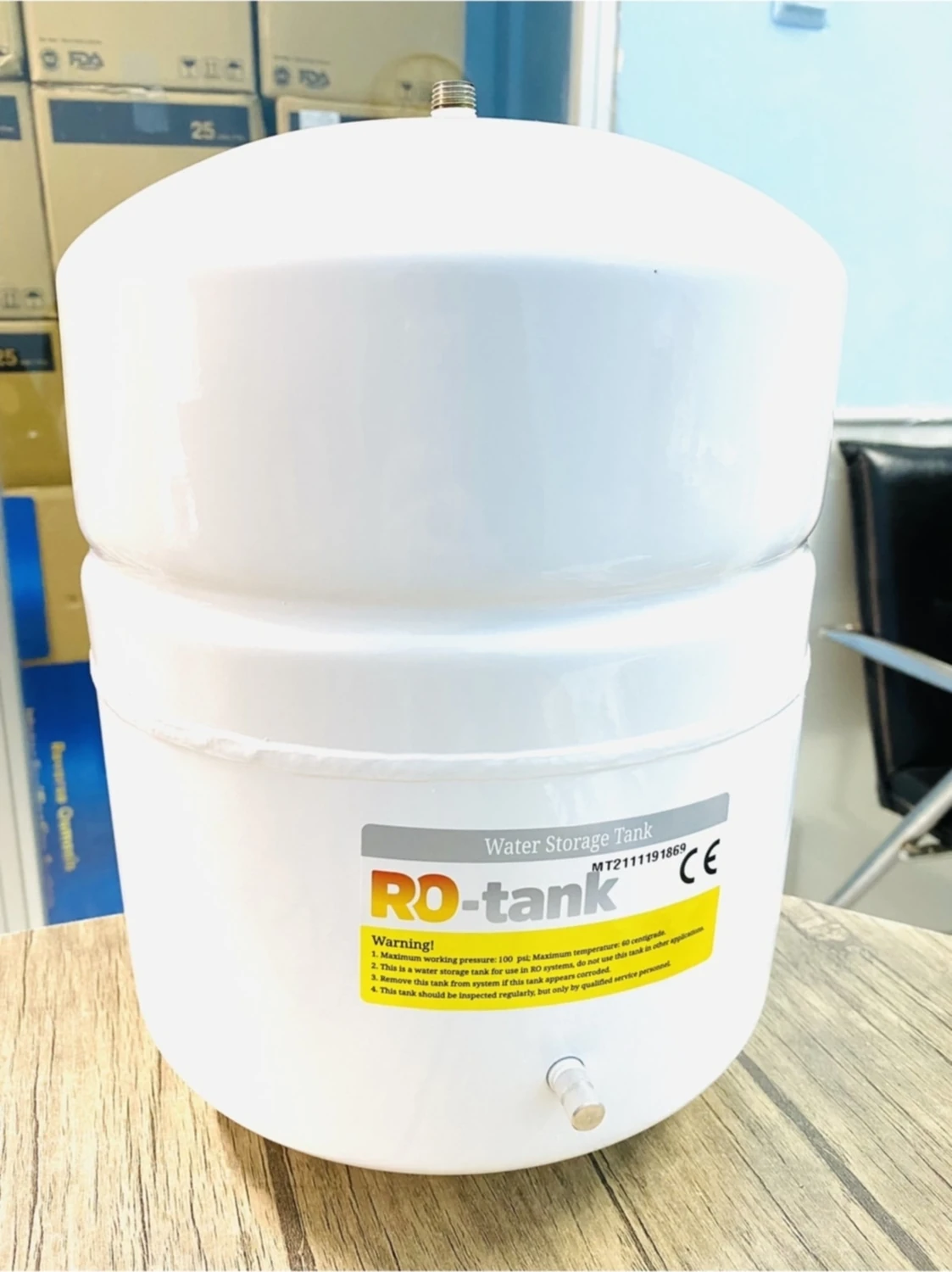 Su Arıtma Cihazı 12 Lt 3.2 Galon Çelik Su Arıtma Deposu Tankı