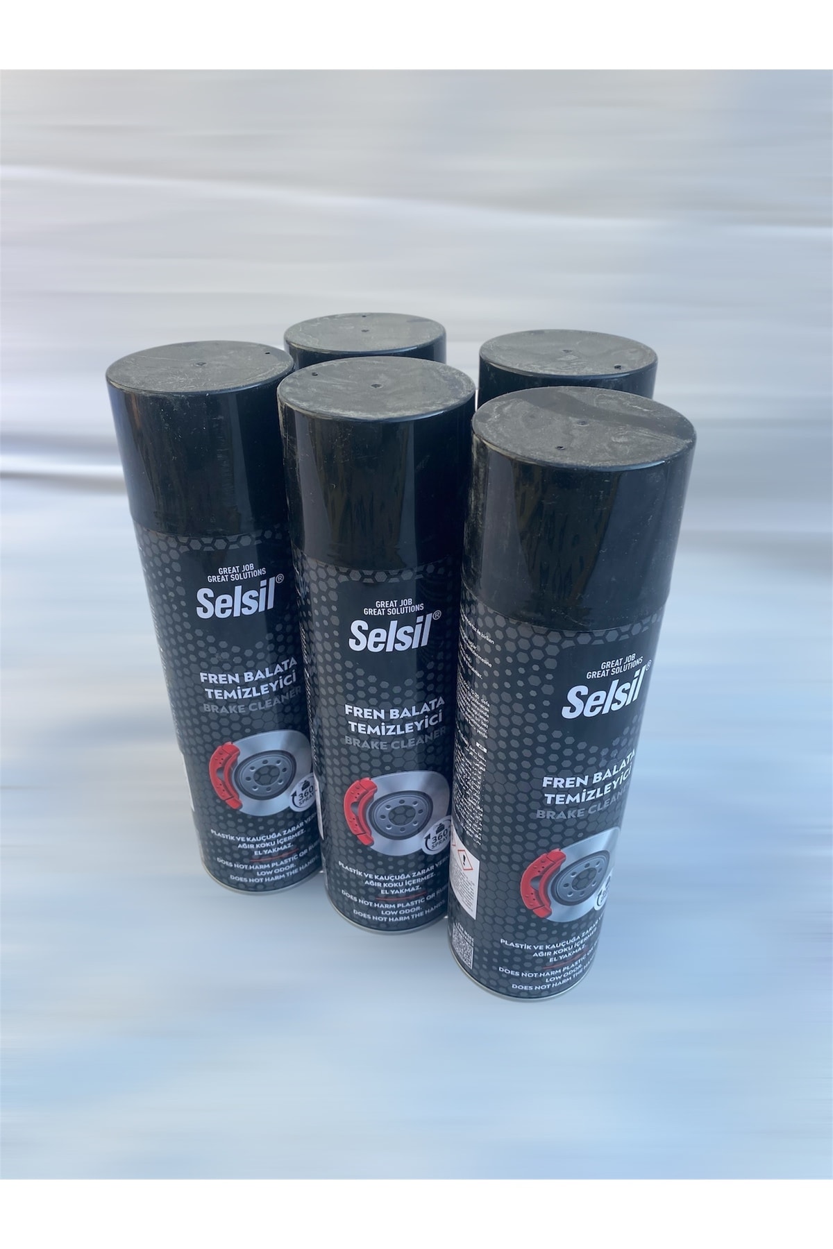 SELSİL Balata Spreyi 500ML 5’li Set – Etkili Yağ ve Kir Temizleyici
