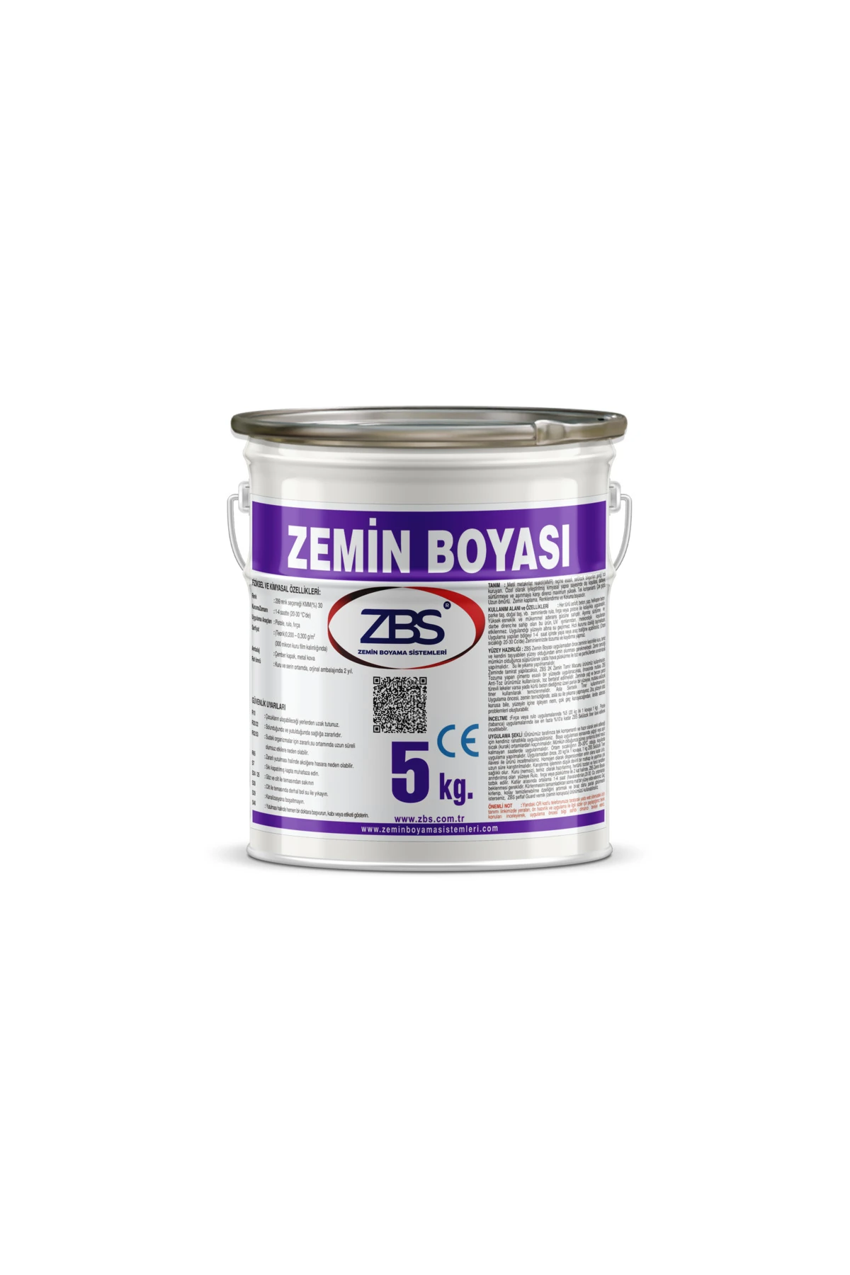 ZEMİN BOYASI 5 KG AÇIK GRİ RAL-7035