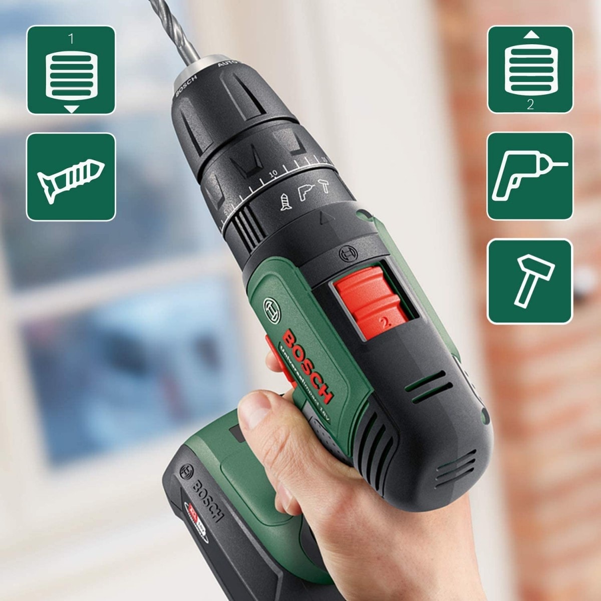 BOSCH Universalımpact 18 V 1,5 Ah Çift Akü