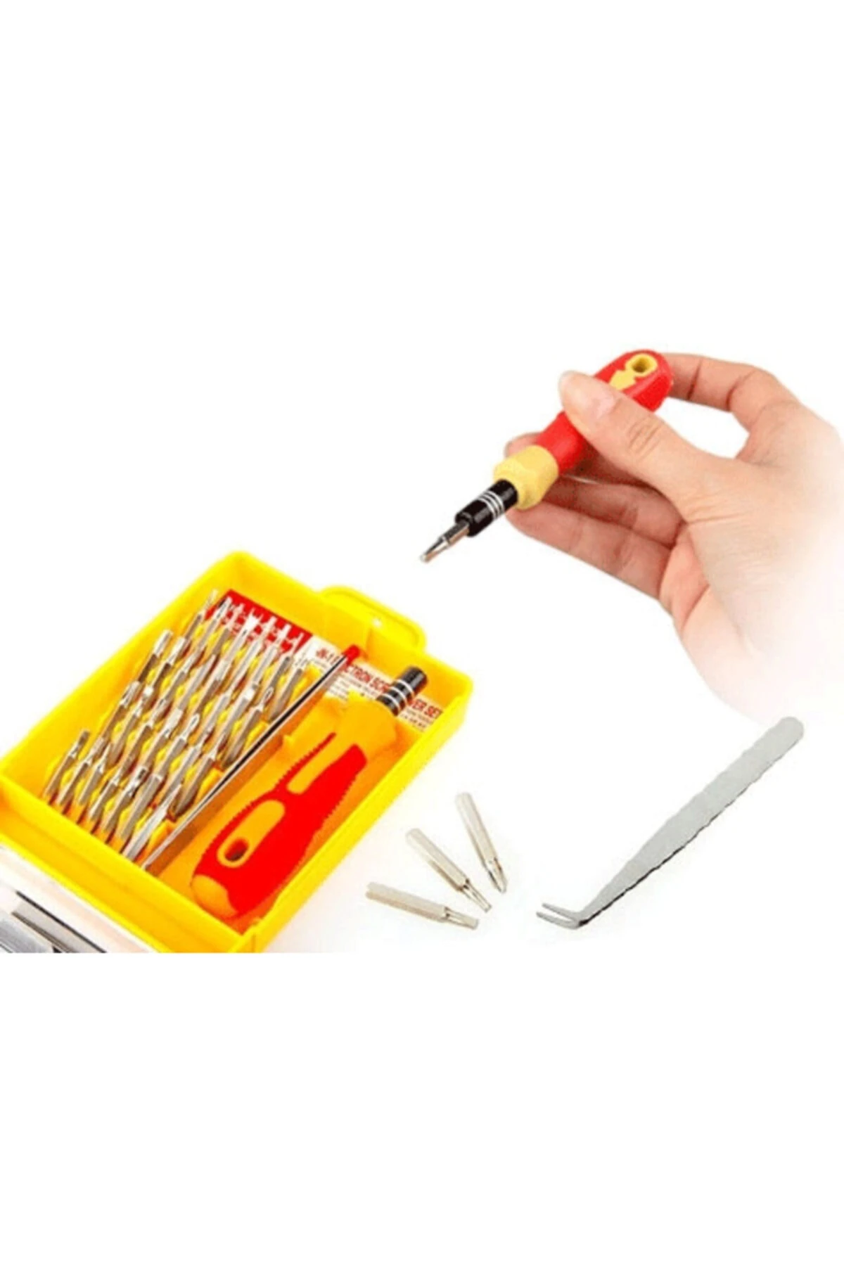 Tornavida Seti 32 Parça Laptop Cep Telefonu Tablet Tamir Seti Takımı Cımbızlı Tornavida Seti